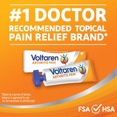 Voltaren Topical Gel Arthritis Pain Relief - 1.7 Oz - Image 2