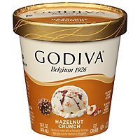 Godiva Hazelnut Crunch Ice Cream - 14 Fl Oz - haggen Godiva Hazelnut Crunch Ice Cream - 14 Fl Oz - haggen