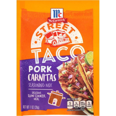 McCormick Street Taco Pork Carnitas Seasoning Mix - 1 Oz - Image 1
