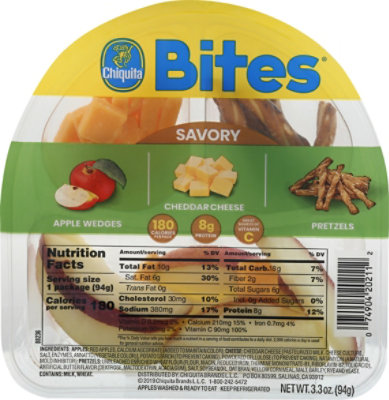 Chiquita Apples Cheese & Pretzel Tray - 3.29 Oz - Image 2