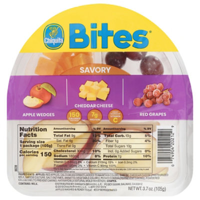 Chiquita Apples Cheese & Grapes Tray - 3.72 Oz - Image 3