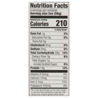 O Organic Pasta Penne Red Lentil - 8 Oz - Image 3