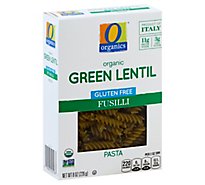 O Organic Pasta Fusilli Green Lentil - 8 Oz