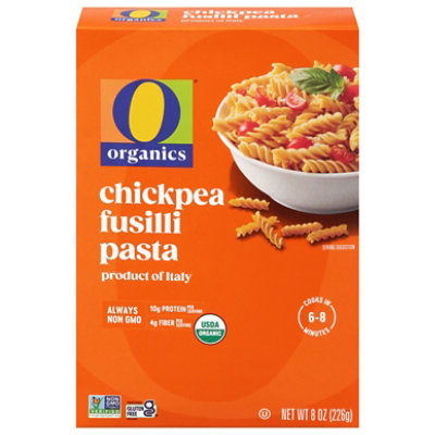 O Organic Pasta Fusilli Chickpea - 8 Oz