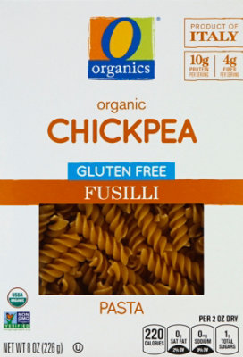 O Organic Pasta Fusilli Chickpea - 8 Oz - Image 2