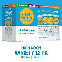 High Noon Seltzer Hard Vodka & Soda Variety Pack - 12-12 Oz - Image 1