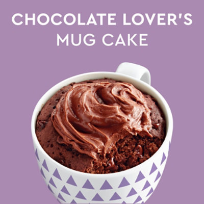 Duncan Hines Mug Cakes Chocolate Lovers Cake Mix With Chocolate Frosting - 13 Oz - Image 2