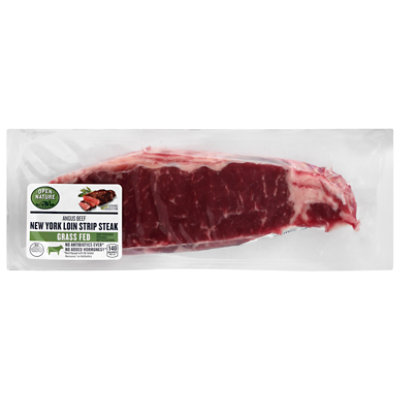 Open Nature Beef New York Loin Strip Steak Boneless - 0.75 Lb - Image 1