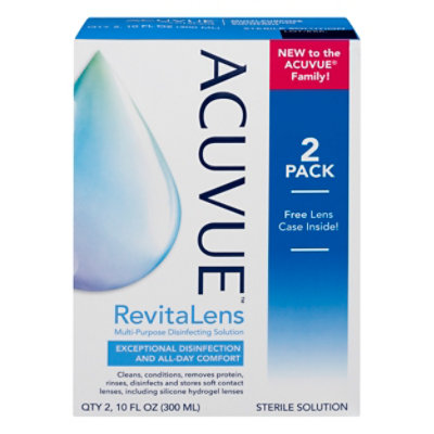 ACUVUE Revitalens Disinfecting Solution Multipurpose - 2-10 Fl. Oz. - Image 3