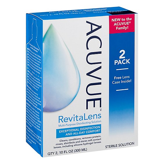 ACUVUE Revitalens Disinfecting Solution Multipurpose - 2-10 Fl. Oz.