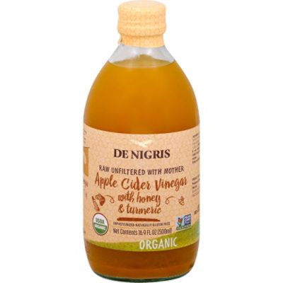 De Nigris Vinegar Apl Cdr Hny Turme - 500 Ml