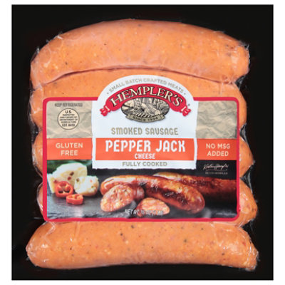 Hemplers Pepper Jack Cheese Smoked Sausage - Lb - Image 3