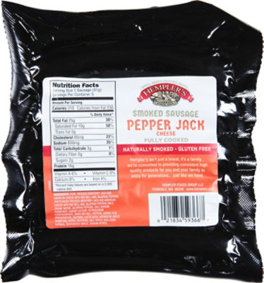 Hemplers Pepper Jack Cheese Smoked Sausage - Lb - Image 6