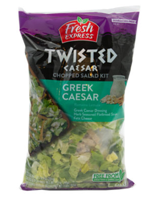 Fresh Express Greek Caesar Chopped Salad Kit - 9.3 Oz