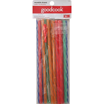 Good Cook Straws Reusable - 24 Count - Image 2