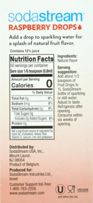 SodaStream Fruit Drops Raspberry - 1.36 Fl. Oz. - Image 6