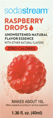 SodaStream Fruit Drops Raspberry - 1.36 Fl. Oz. - Image 2