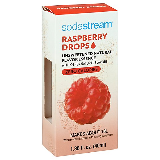 SodaStream Fruit Drops Raspberry - 1.36 Fl. Oz.