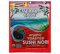 Emerald Cove Sushi Nori Organic Pacific 10 Count - 0.9 Oz