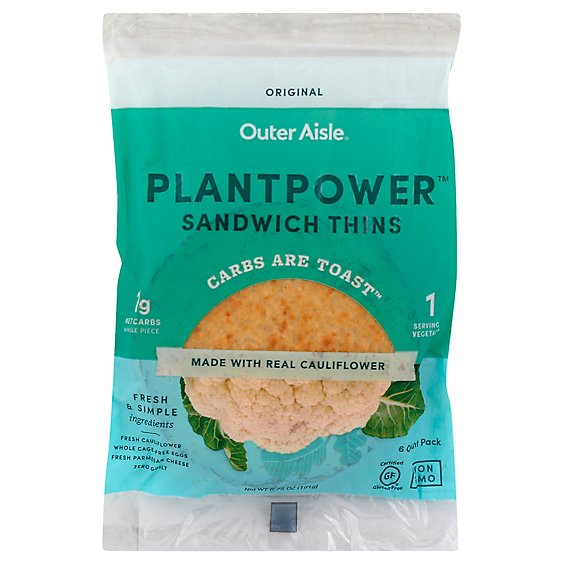 Outer Aisle Gourmet Thins Cauliflower - 6.75 Oz