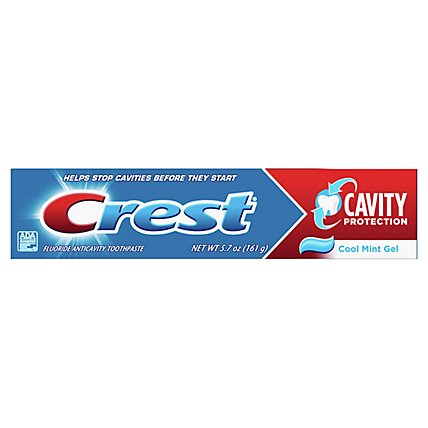 Crest Cavity Protection Cool Mint Toothpaste Gel - 5.7 Oz - Image 2
