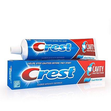 Crest Cavity Protection Cool Mint Toothpaste Gel - 5.7 Oz - Image 1