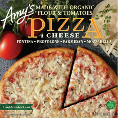 Amys Pizza 4 Cheese Frozen - 12 Oz - Image 2