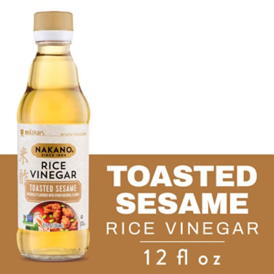 NAKANO Toasted Sesame Rice Vinegar - 12 Oz - Image 1