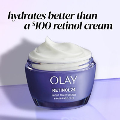 Olay Regenerist Retinol 24 Fragrance Free Night Moisturizer - 1.7 Fl. Oz. - Image 8