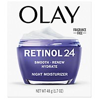 Olay Regenerist Retinol 24 Fragrance Free Night Moisturizer - 1.7 Fl. Oz. - Image 1