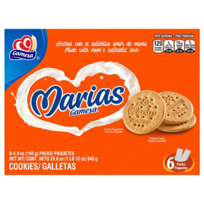 Gamesa Marias Cookies - 6-4.9 Oz - Image 3