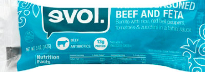 Evol Burrito Tahini Seasoned Beef And Feta - 5 Oz - Image 2