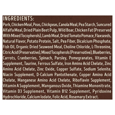 Supreme Source Pork Peas And Wild Boar Grain Free Dog Food - 11 Lb - Image 3