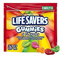 Life Savers Candy Gummies 5 Flavors Family Size - 26 Oz