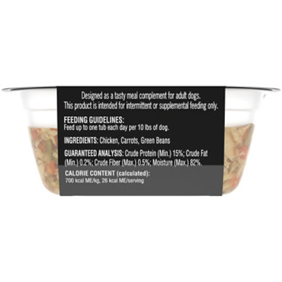 Cesar Simply Crafted Chicken Carrots & Green Beans Adult Wet Dog Food Meal Topper - 1.3 Oz - Image 3