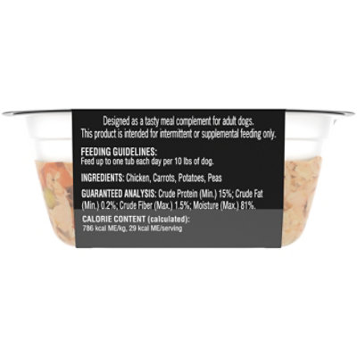 Cesar Simply Crafted Chicken Carrots Potatoes And Peas Topper Adult Wet Dog Food - 1.3 Oz - Image 3