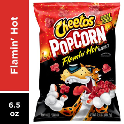 Cheetos Cheese Flavored Snacks Flamin Hot Popcorn - 6.5 Oz - Image 2