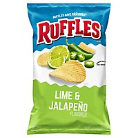 Ruffles Potato Chips Lime & Jalapeno - 8.5 Oz - Image 2