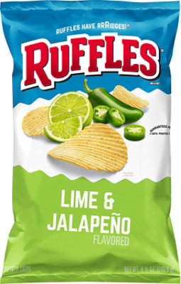 Ruffles Potato Chips Lime & Jalapeno - 8.5 Oz - Image 2