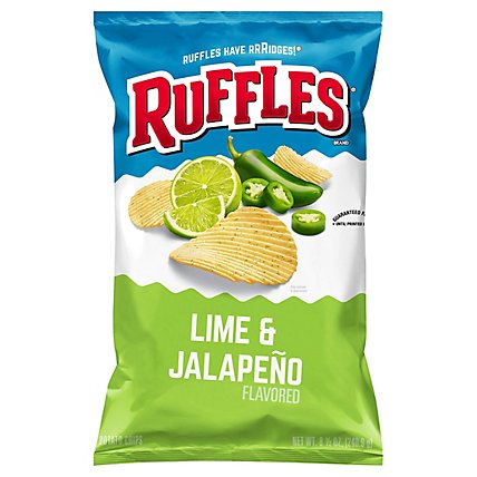 Ruffles Potato Chips Lime & Jalapeno - 8.5 Oz - Image 1