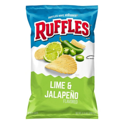 Ruffles Potato Chips Lime & Jalapeno - 8.5 Oz - Image 1