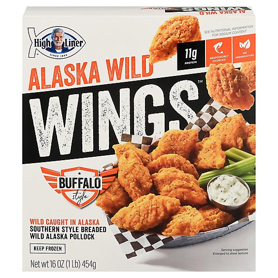 High Liner Foods Wild Alaska Pollock Wings - 16 Oz