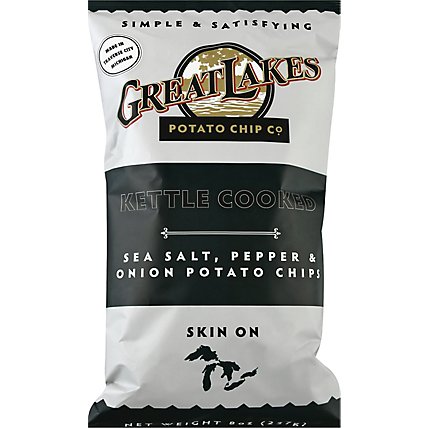 Great Lakes Salt Pepper Onion Chips - 8 Oz - Image 2