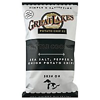Great Lakes Salt Pepper Onion Chips - 8 Oz - Image 1