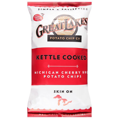 Great Lakes Mi Cherry Bbq Chips - 8 Oz