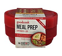 Good Cook Meal Prep 3 Compartment Round - Each