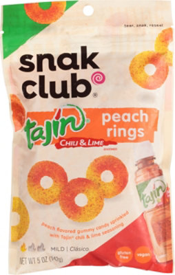 Snack Club Tajin Peach Rings - 5 Oz - Image 2