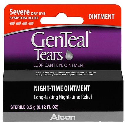 GenTeal Tears Eye Ointment Lubricant Night Time Severe Dry Eye - 0.12 Fl. Oz. - Image 3