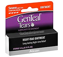 GenTeal Tears Eye Ointment Lubricant Night Time Severe Dry Eye - 0.12 Fl. Oz.