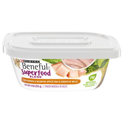 Beneful Dog Food Wet Chicken & Oceanfish Apples Kale & Accents Of Millet - 9 Oz